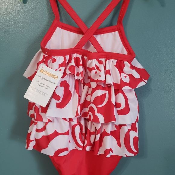 2 Girls 4T one piece suits, one NWT - Picture 2 of 4